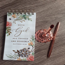 Load image into Gallery viewer, Rose Gold Stand Table Pen
