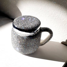 Load image into Gallery viewer, &quot;Warmth on Cool Days&quot; Bling Mug With Lid
