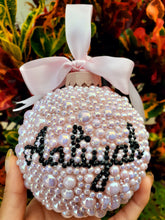 Load image into Gallery viewer, Blush Baby Pink Pearl Ornament 4 inches
