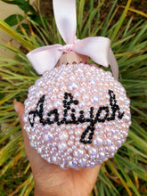 Load image into Gallery viewer, Blush Baby Pink Pearl Ornament 4 inches
