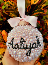 Load image into Gallery viewer, Blush Baby Pink Pearl Ornament 4 inches
